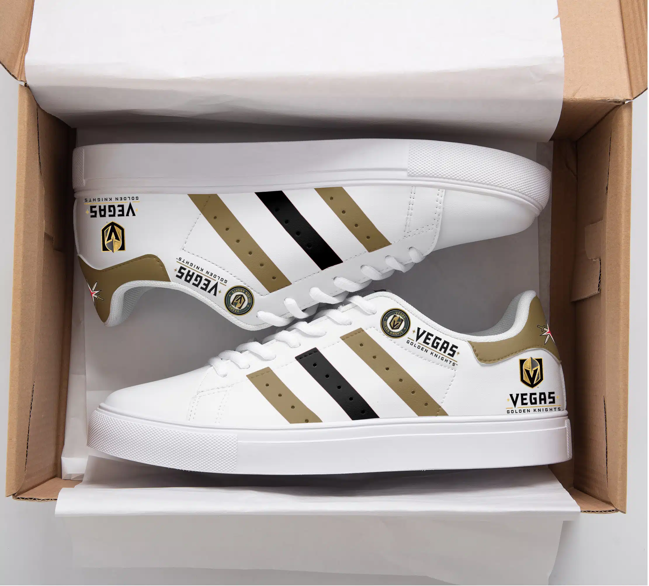 Vegas Golden Knights Stan Smith Shoes 1 Vegas Golden Knights Stan Smith Shoes