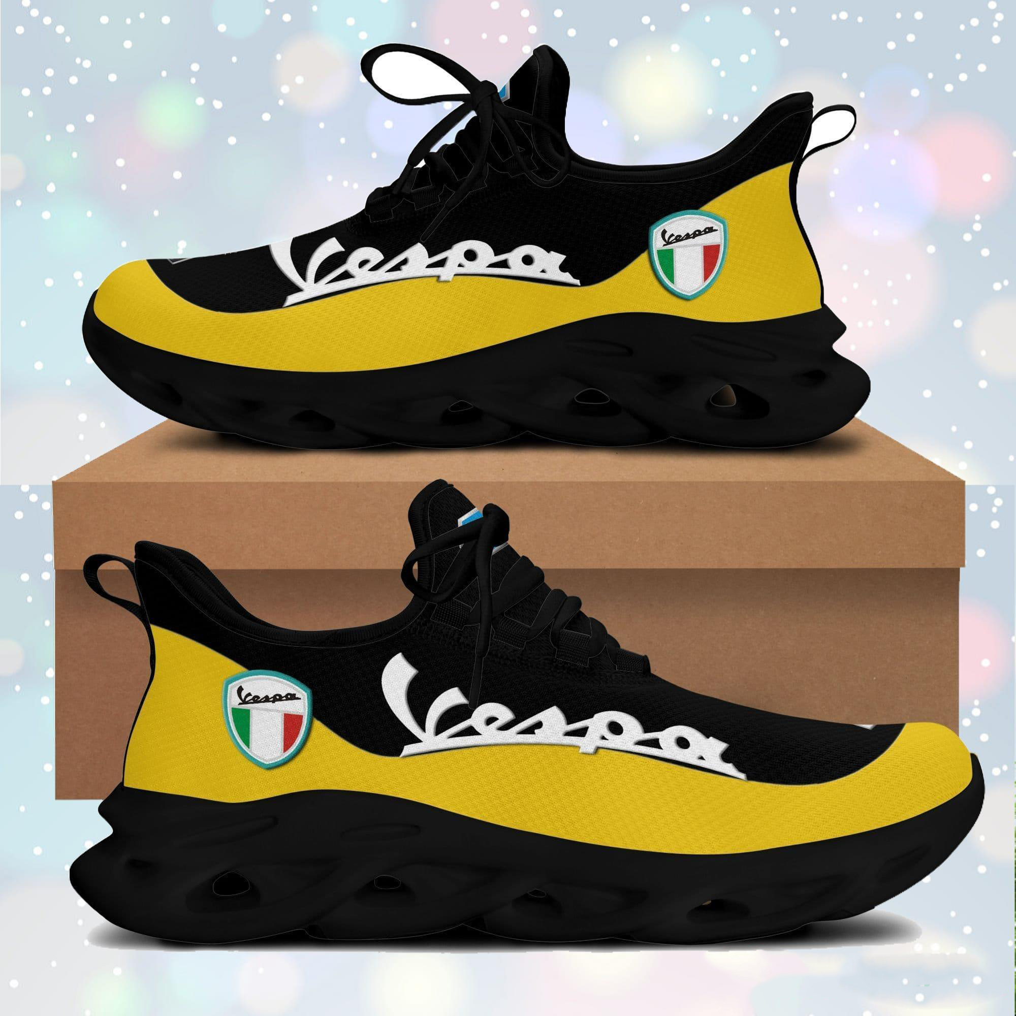 Vespa Yellow Black Max Soul Shoes 1 Vespa Yellow Black Max Soul Shoes