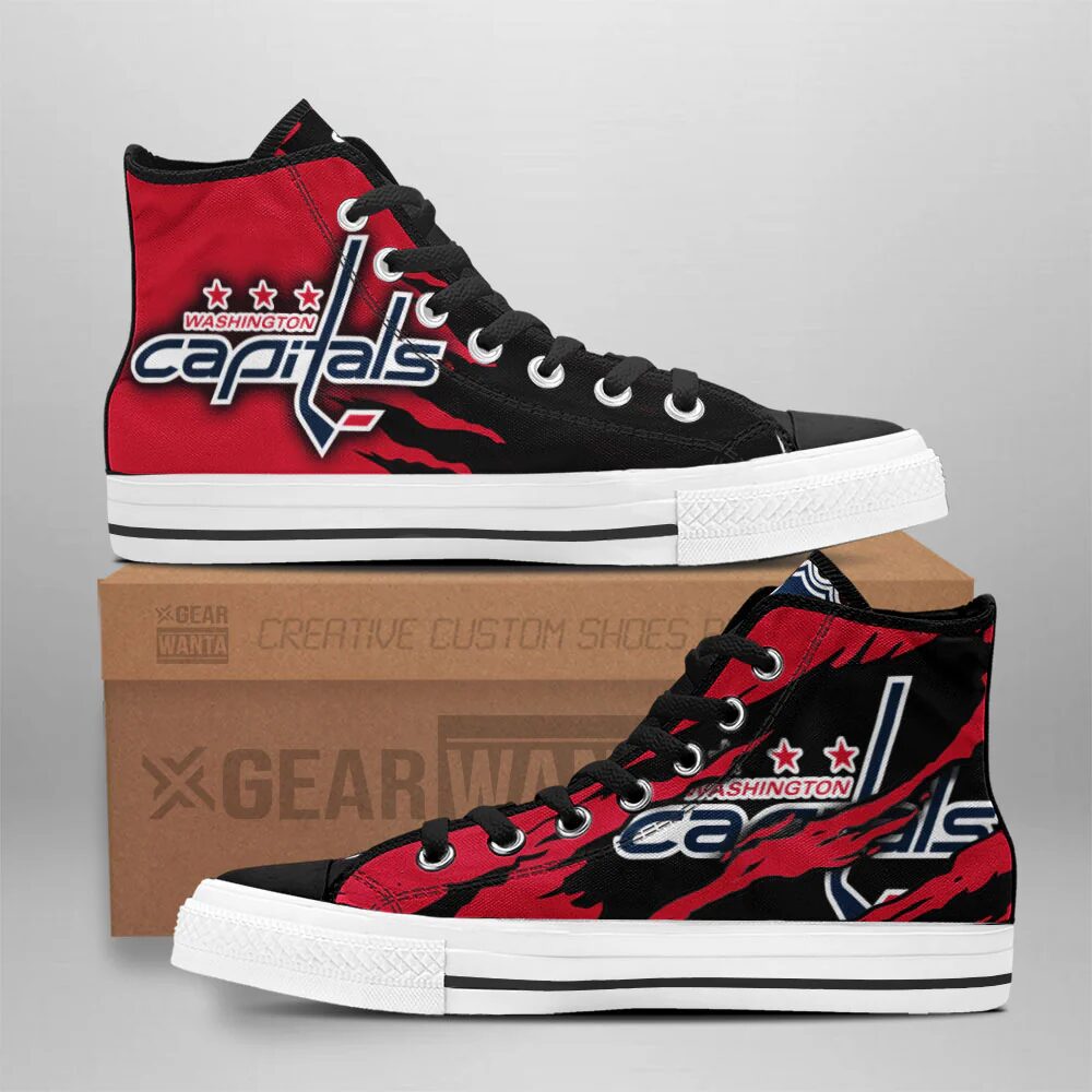 Washington Capitals High Top Shoes 1 Washington Capitals High Top Shoes
