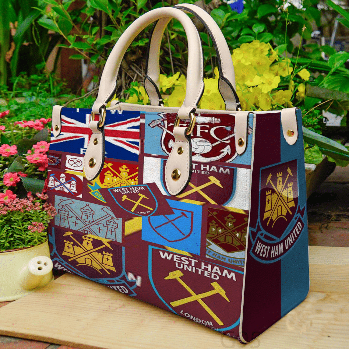 West Ham United 1 Leather Handbag 1 West Ham United 1 Leather Handbag