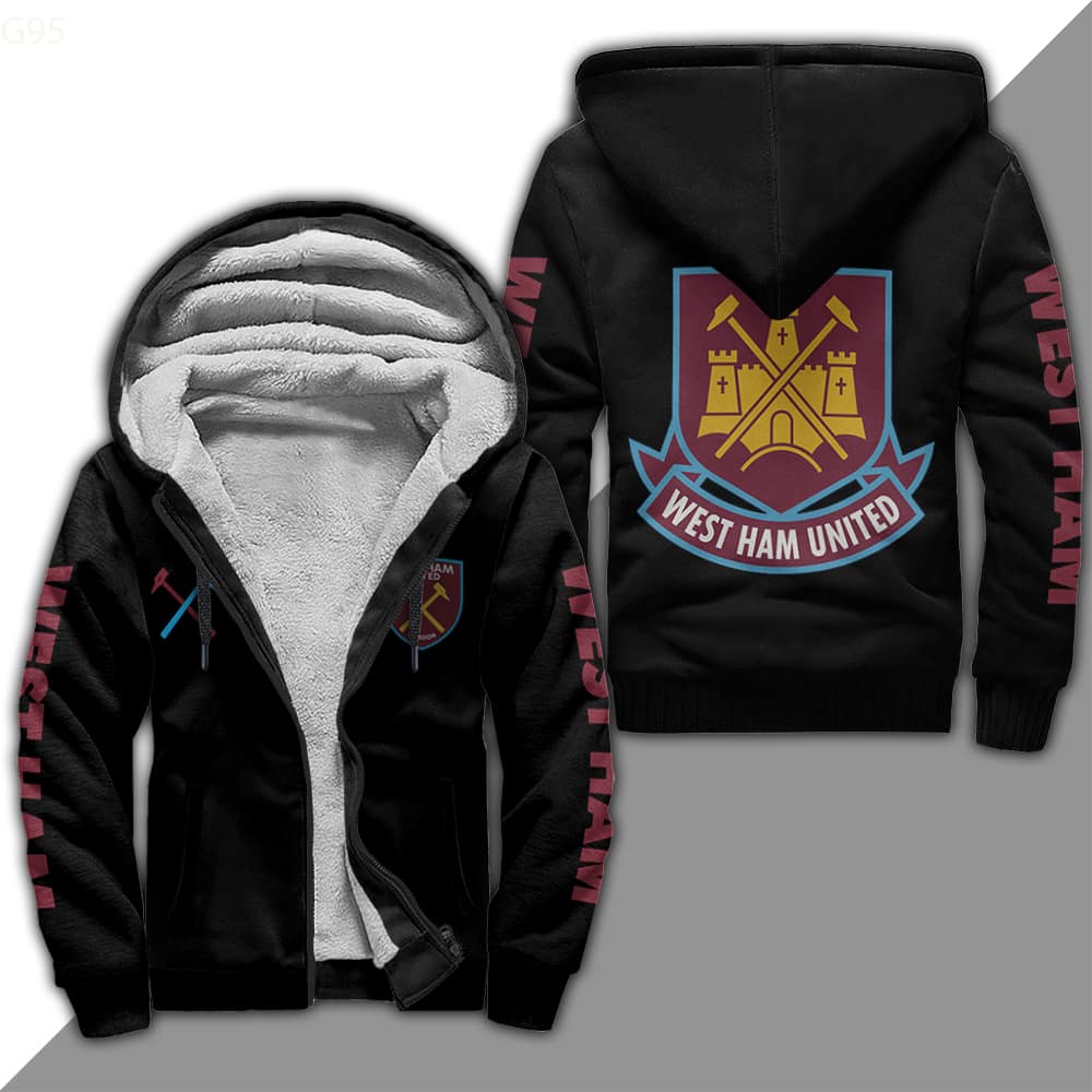 West Ham United A0 Fleece Jacket 1 West Ham United A0 Fleece Jacket