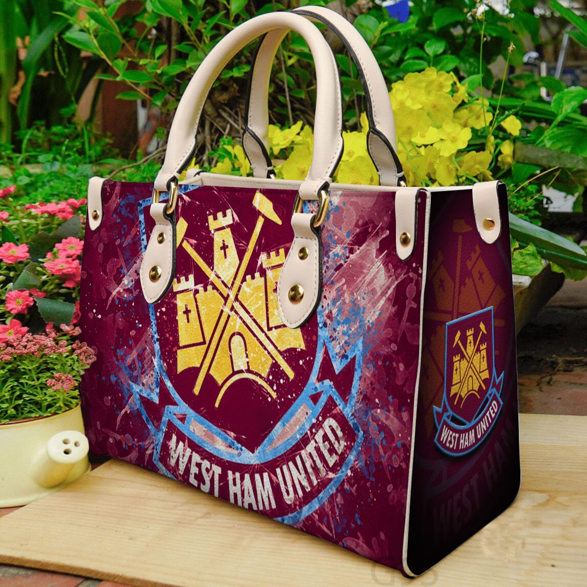 West Ham United FC Leather Handbag 1 West Ham United FC Leather Handbag