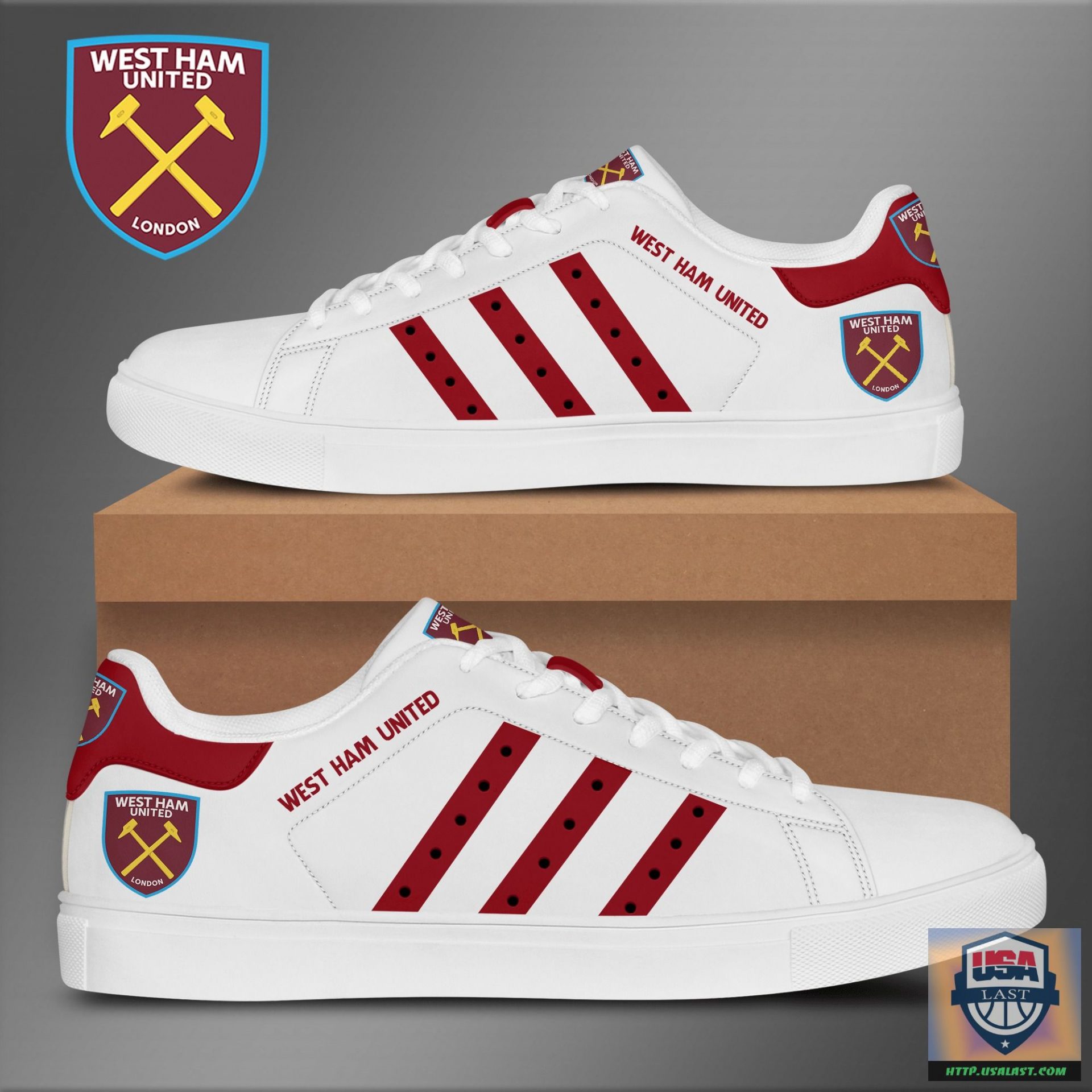 West Ham United Stan Smith Shoes 1 West Ham United Stan Smith Shoes