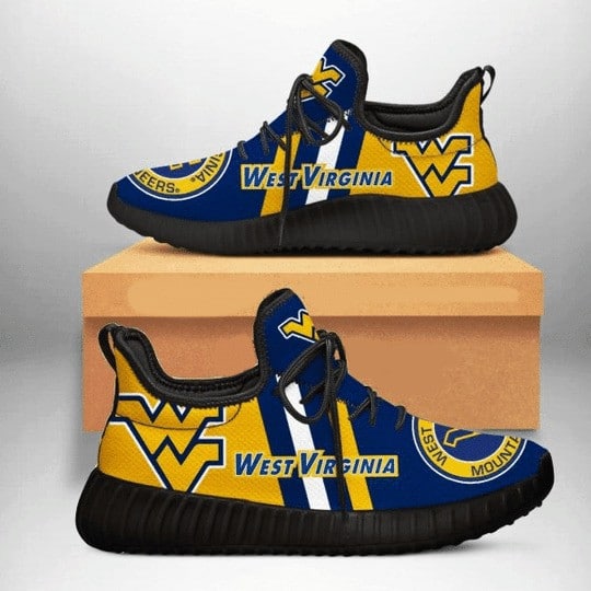 West Virginia Mountaineers Yeezy Shoes 1 West Virginia Mountaineers Yeezy Shoes