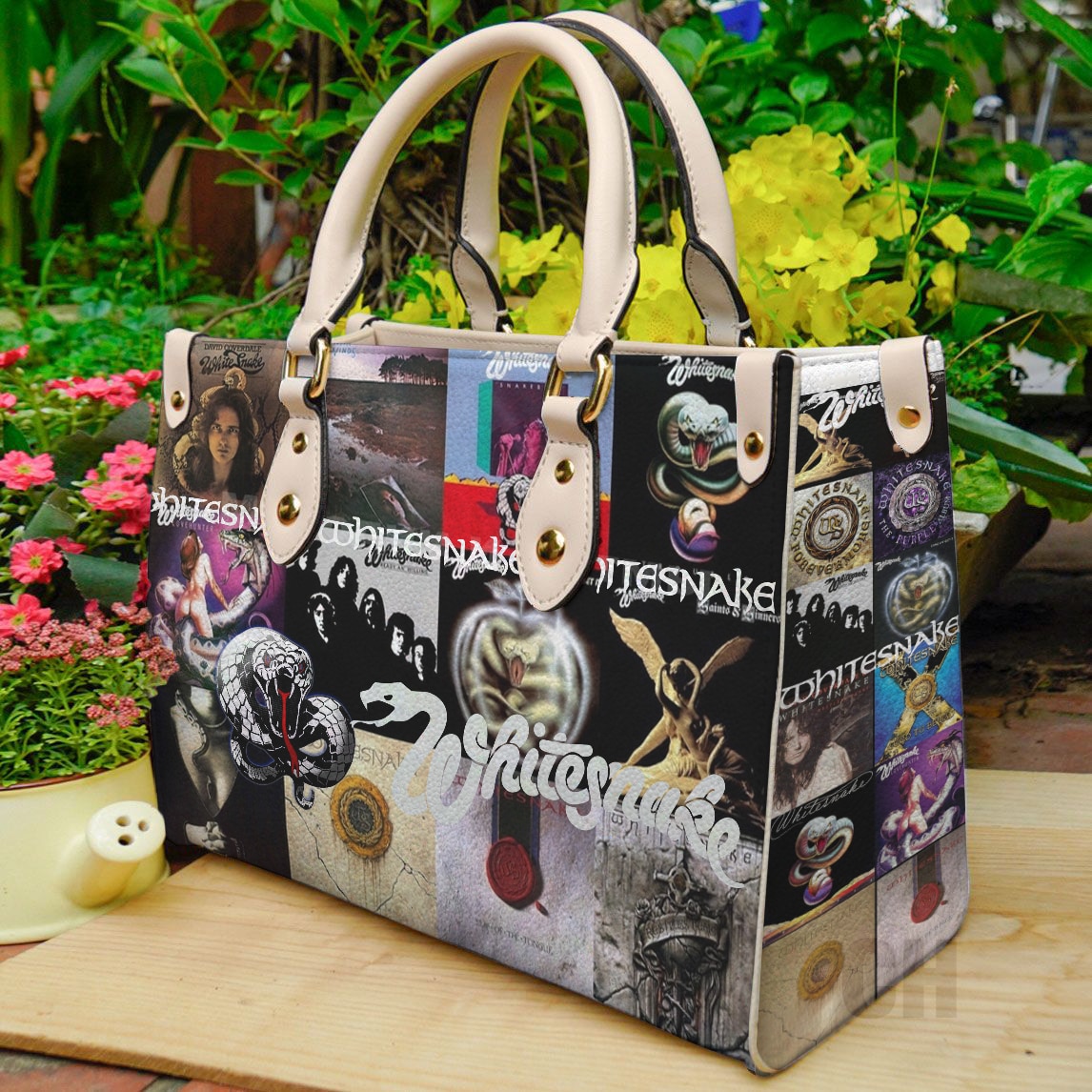 Whitesnake Leather Handbag 1 Whitesnake Leather Handbag