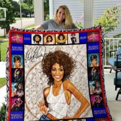 Whitney Houston 2 Blanket
