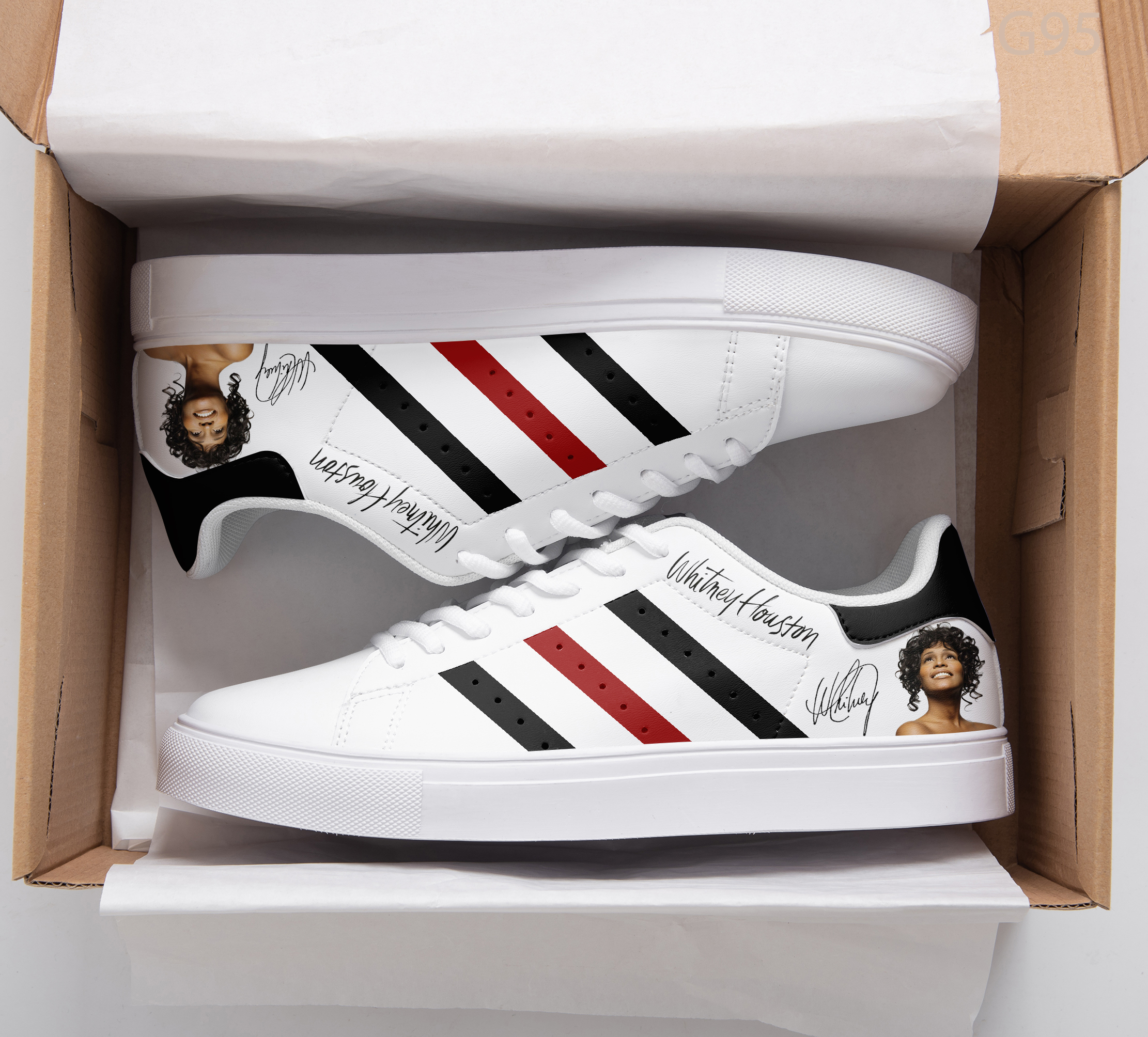 Whitney Houston Lover A1 Stan Smith Shoes 1 Whitney Houston Lover A1 Stan Smith Shoes