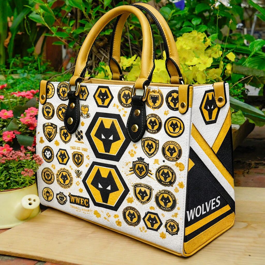 Wolverhampton FC Leather Handbag 1 Wolverhampton FC Leather Handbag