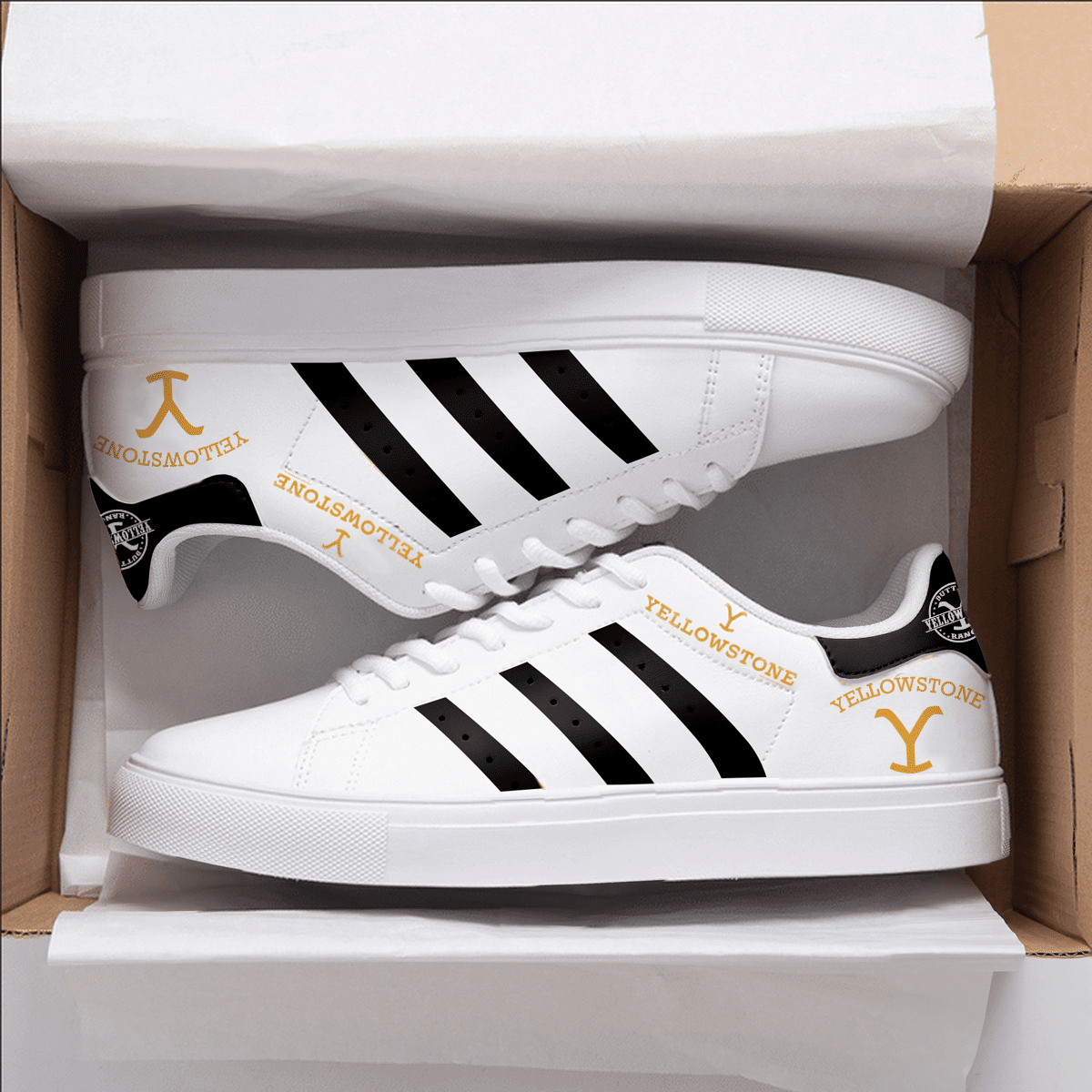 Yellowstone Stan Smith Shoes 1 Yellowstone Stan Smith Shoes