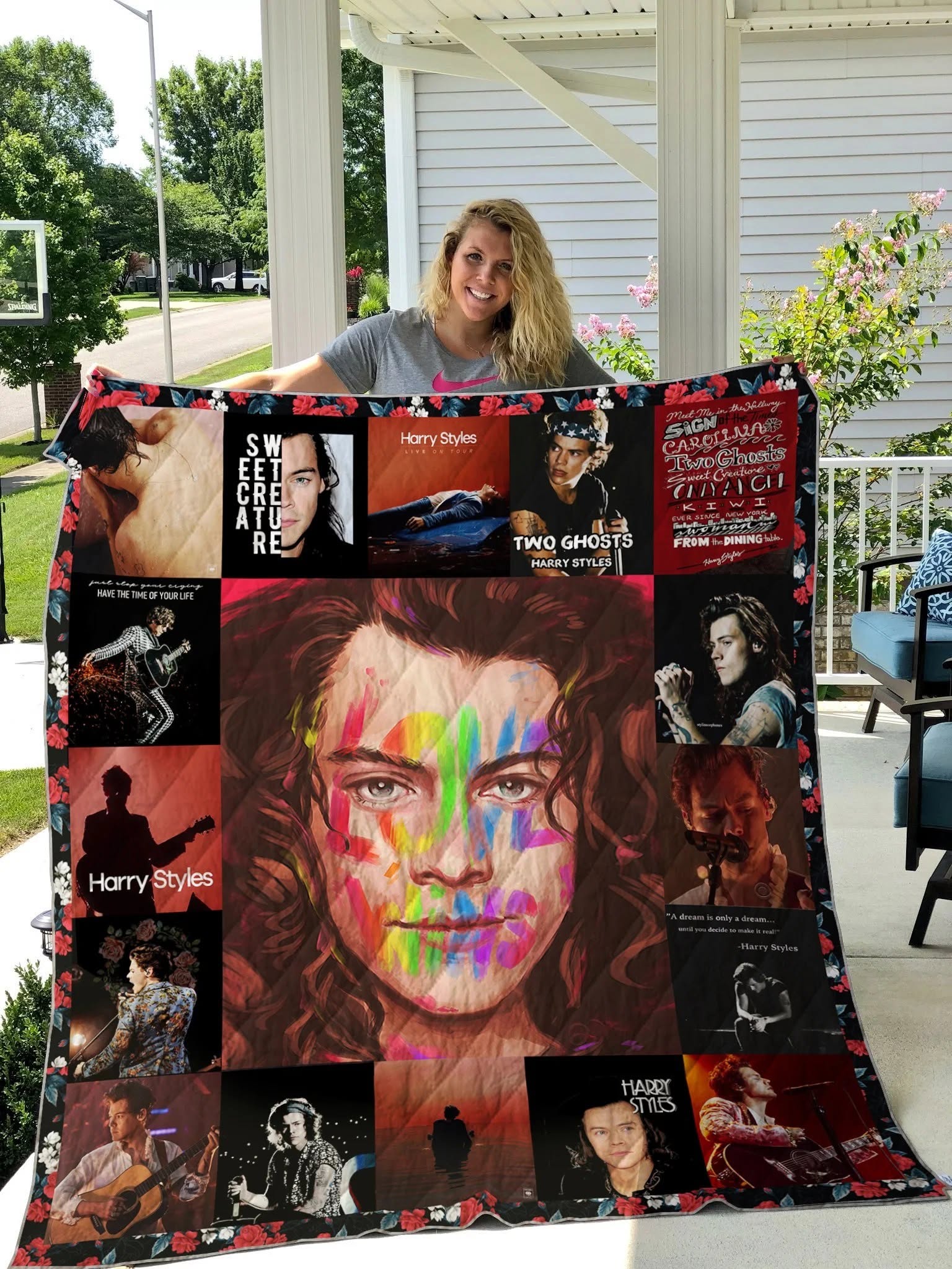 Harry Styles a8 Blanket
