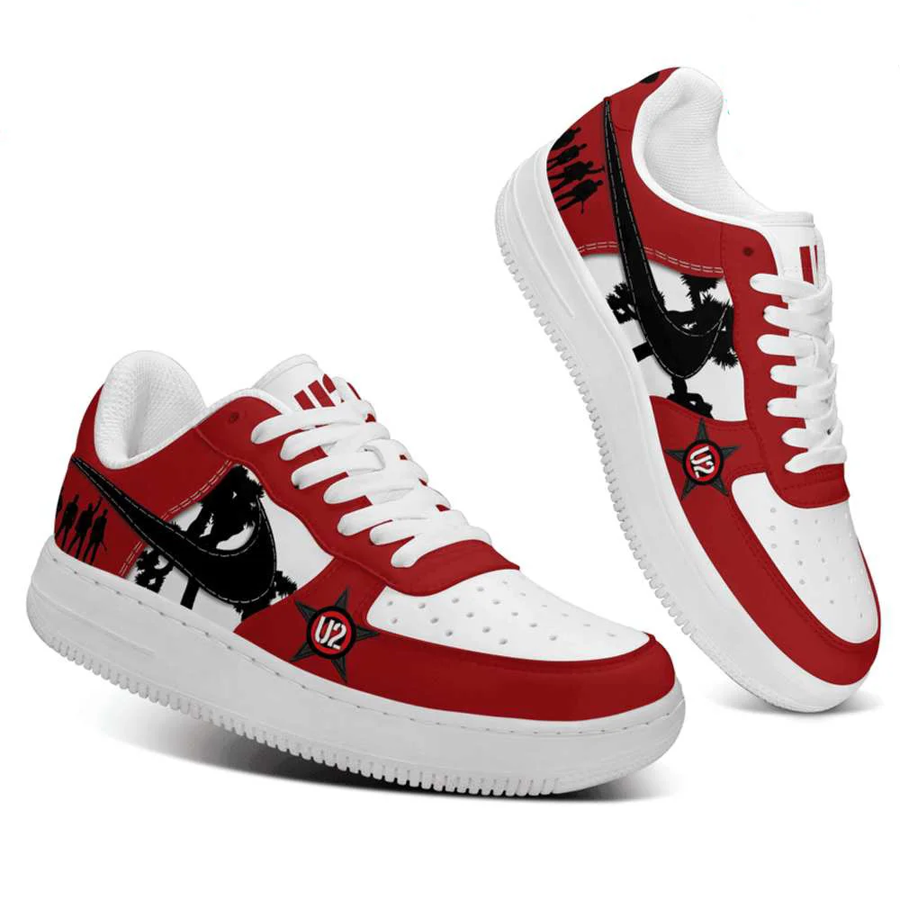 U2 lover Air Force Shoes