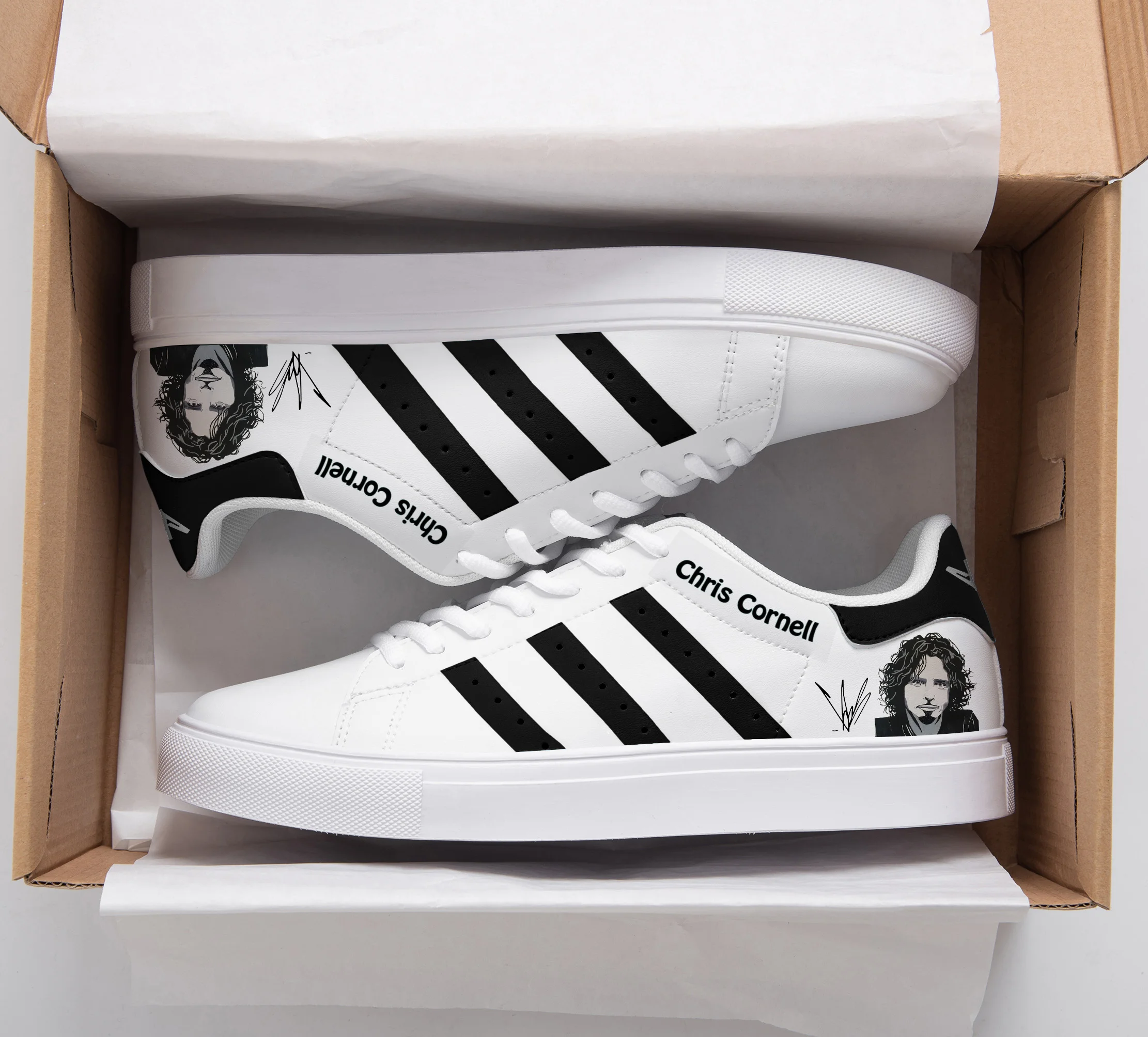 Chris Cornell Stan Smith Shoes HN