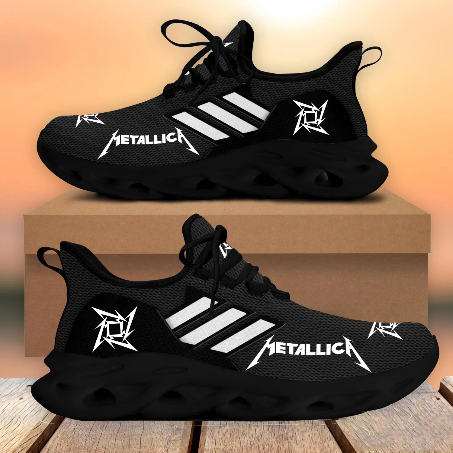 Metallica Black Max Soul Shoes