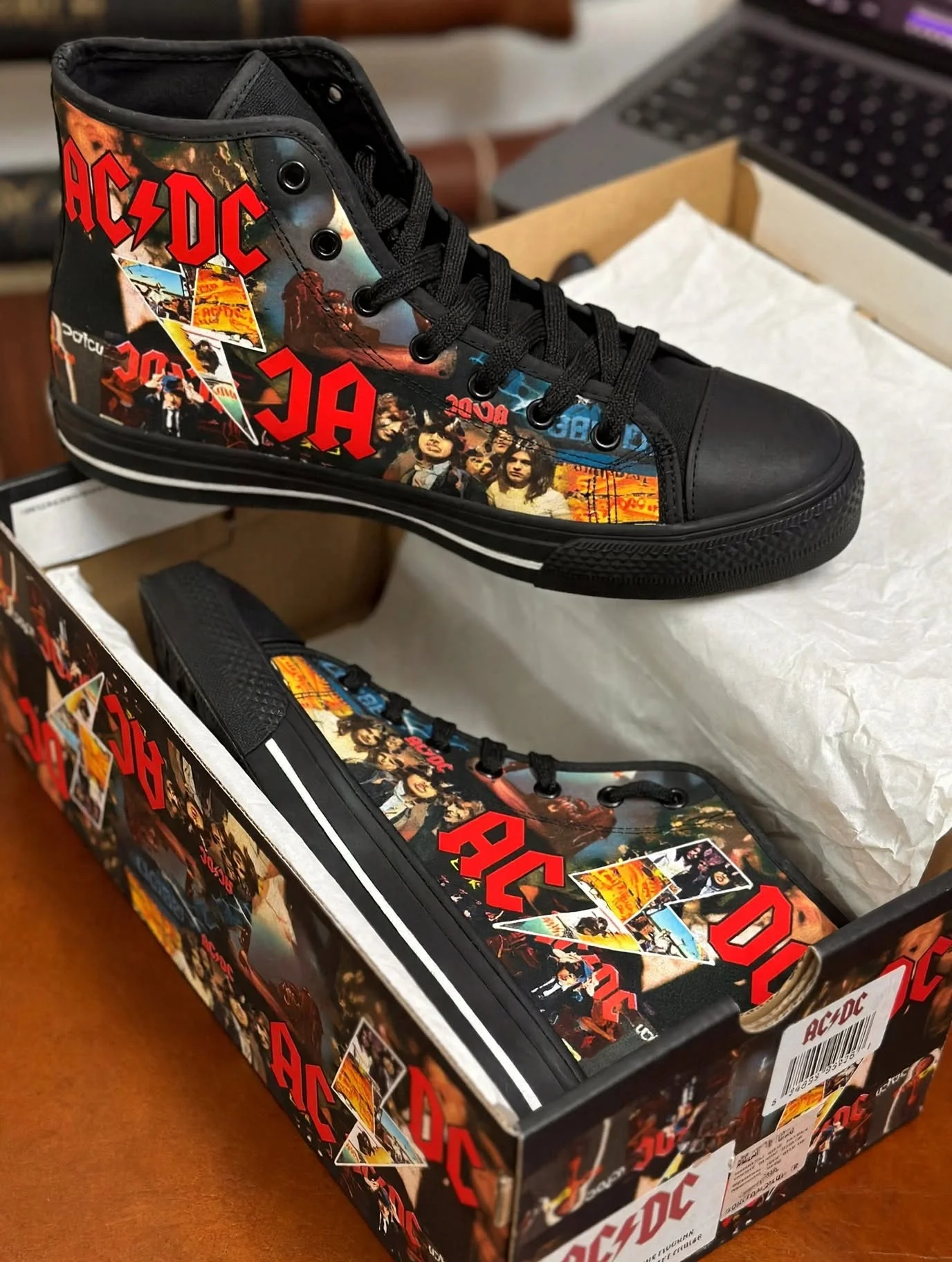 Ac/dc band High Top Shoes