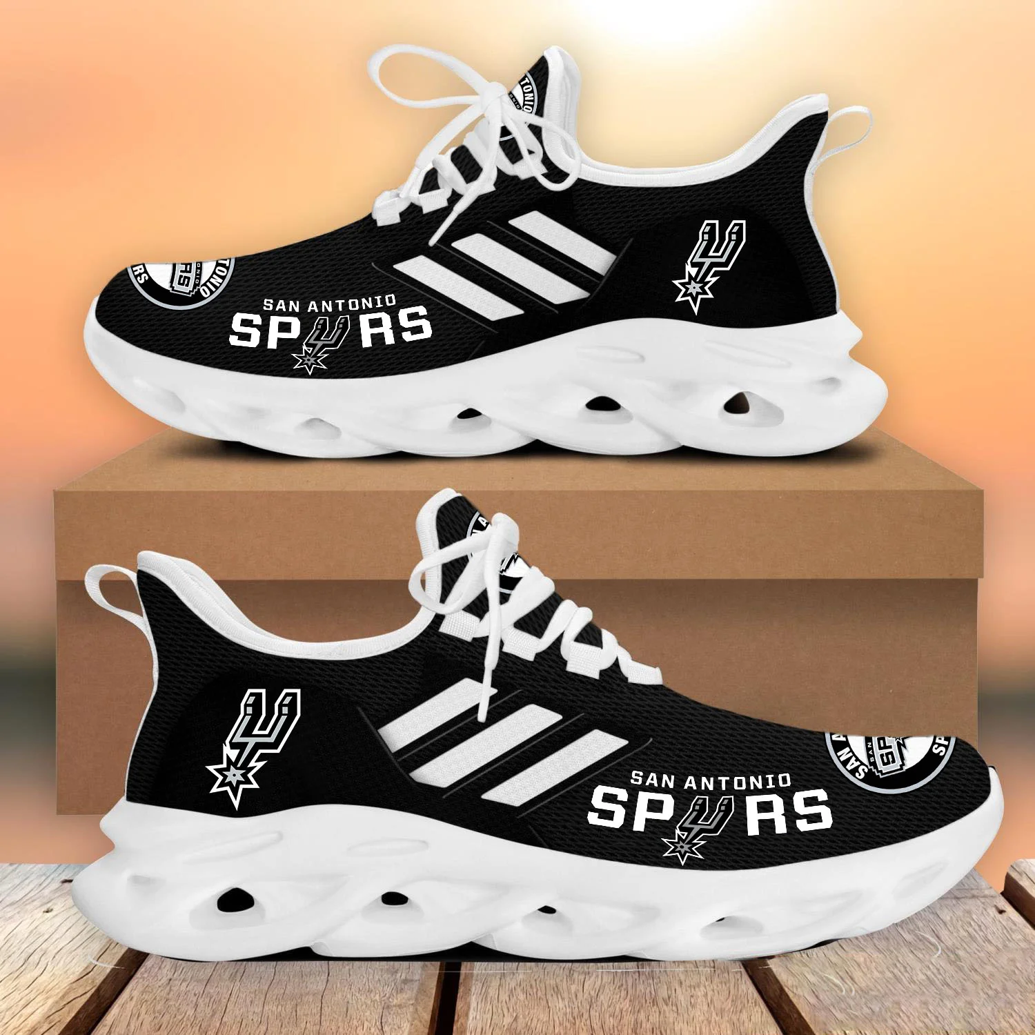 San Antonio Spurs White Max Soul Shoes